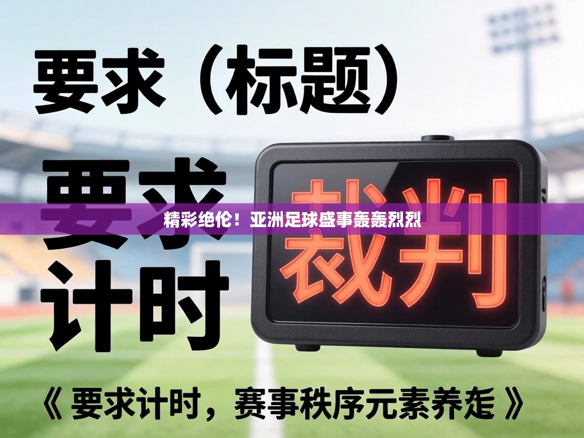 精彩绝伦!亚洲足球盛事轰轰烈烈 第1张